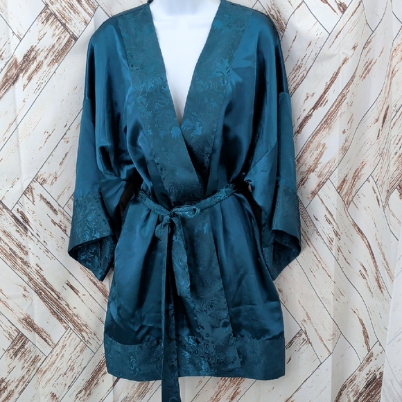 Victoria's Secret Other - Victoria's Secret Vintage Teal Robe